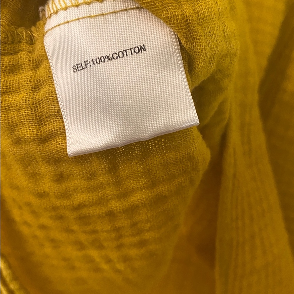 Rose & Olive Mustard Ruffled Blouse - Picture 11 of 11